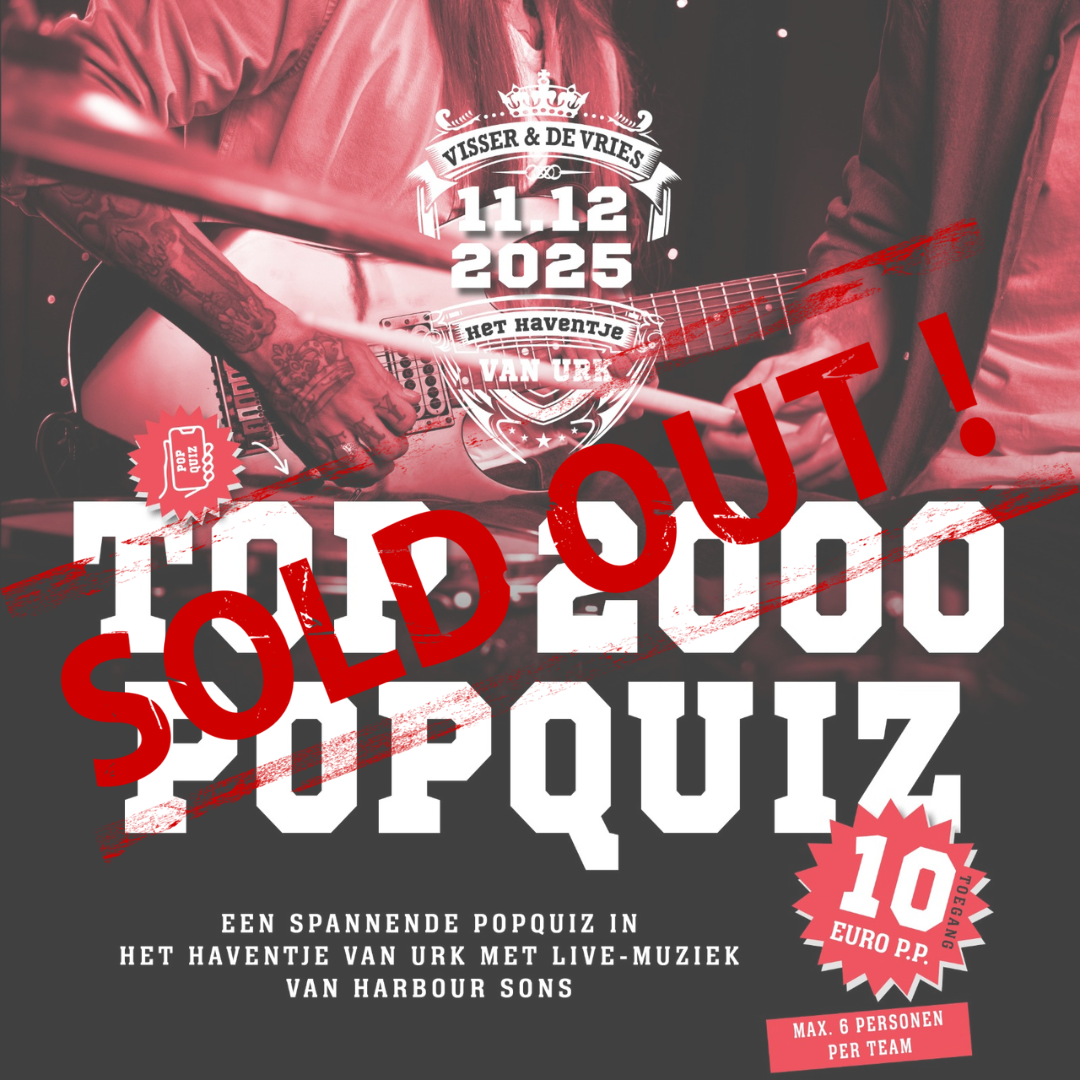 Sold out: Top 2000 popquiz & Harbour Sons