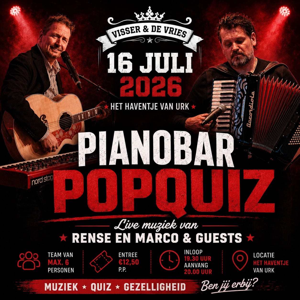 The Pianobar Popquiz - 16 juli 2026